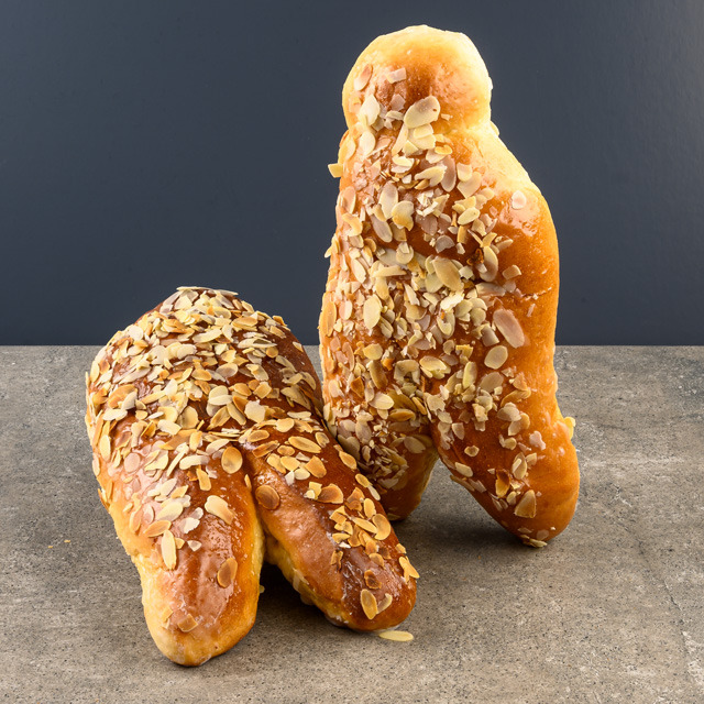 Weckmann mit Mandeln